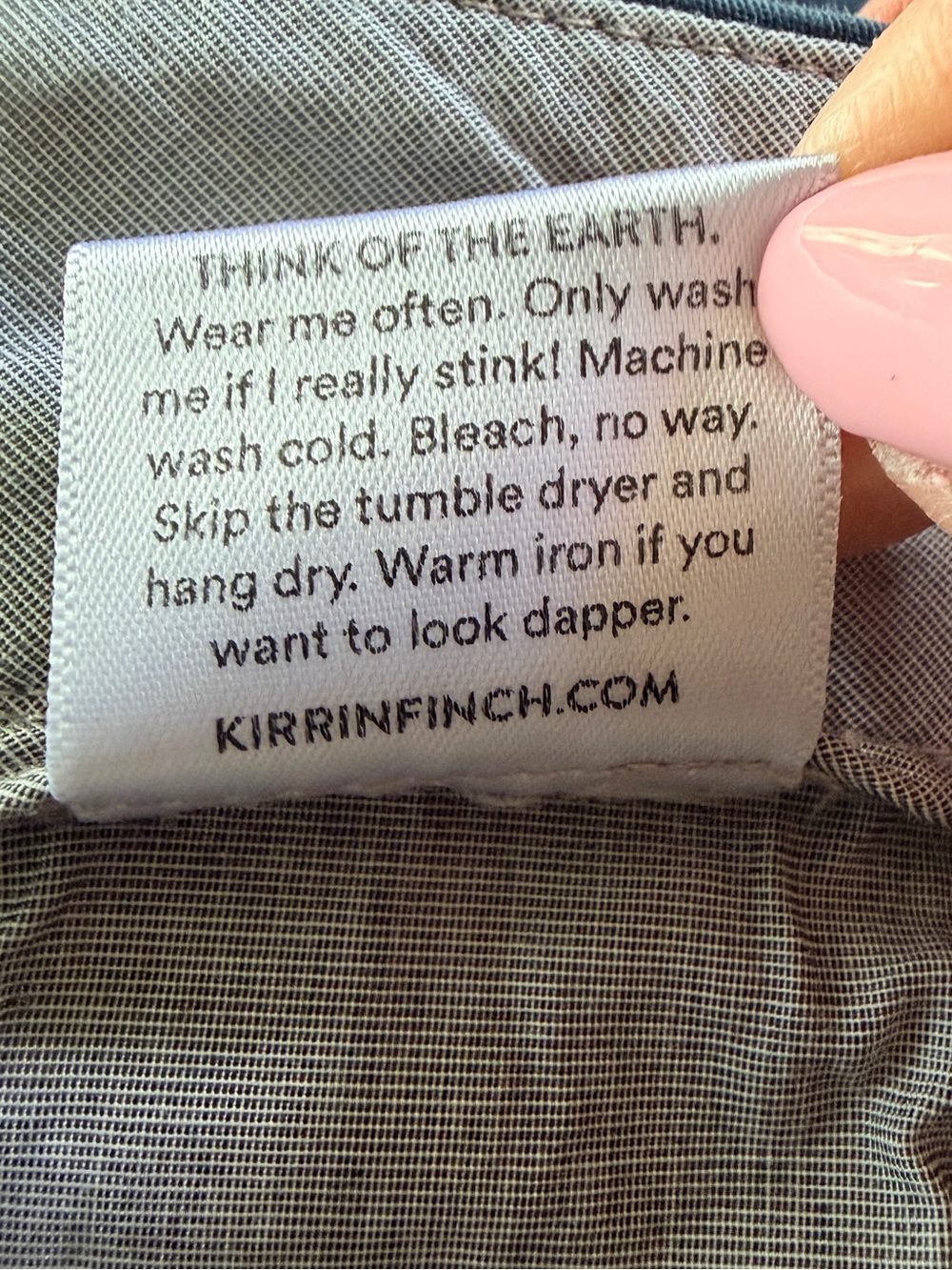 Kirrin Finch Windsor Chino Trousers Pants Size 6 Navy Blue - Picture 10 of 11
